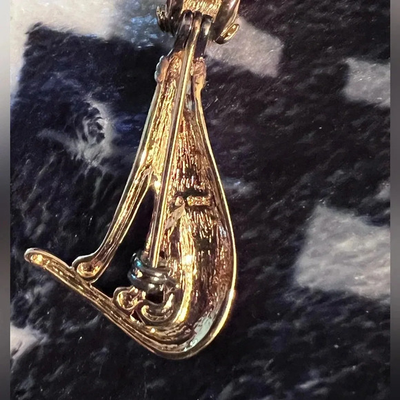 RARE 🚨Vintage Sterling Silver Cat with CZ collar - Picture 2 of 6